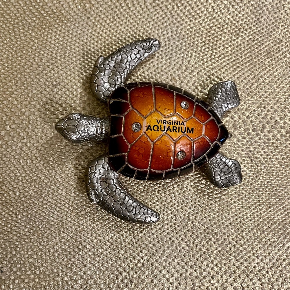 Virginia Aquarium Turtle Magnet